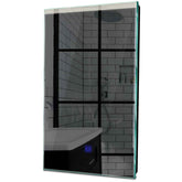 Specchio LED Verticale | Pulsante touch | Luce bianca neutra - Reyze Serie Edge Modello 5